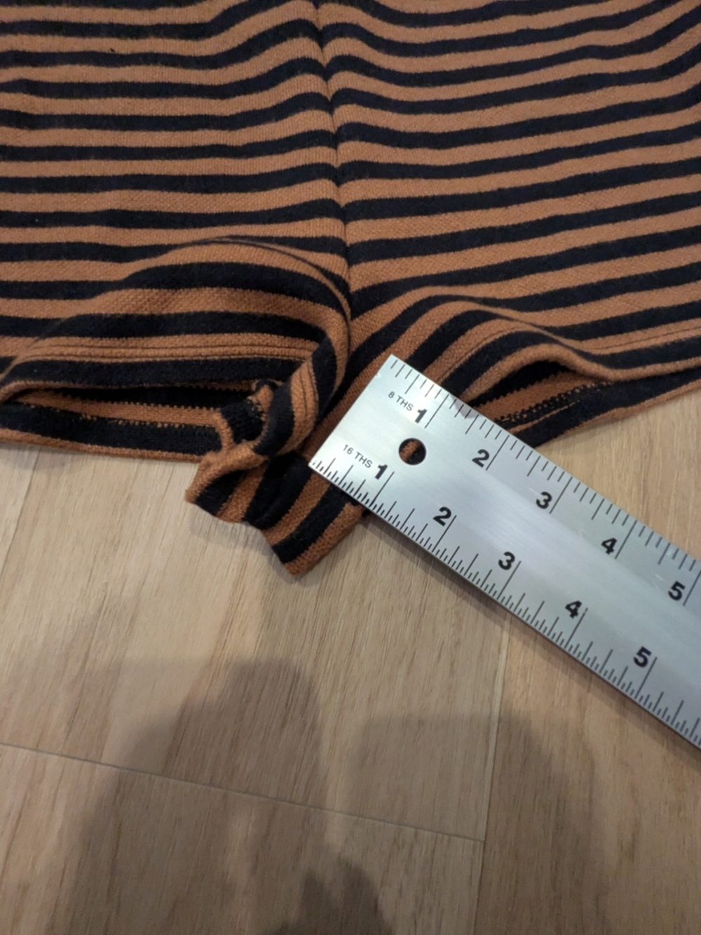 Reformation Striped Long Sleeve Rugby Short Set Size S - Picture 9 of 12